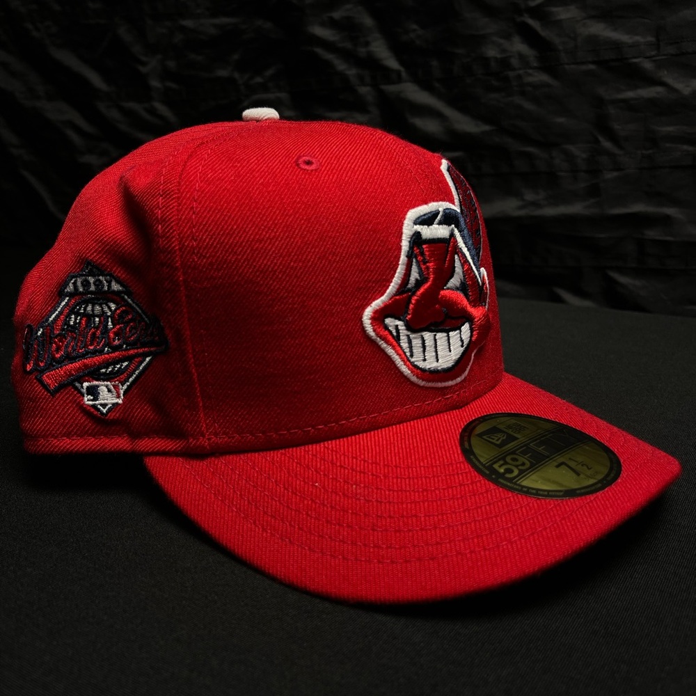 New Era Red 59FIFTY Fitted Cap